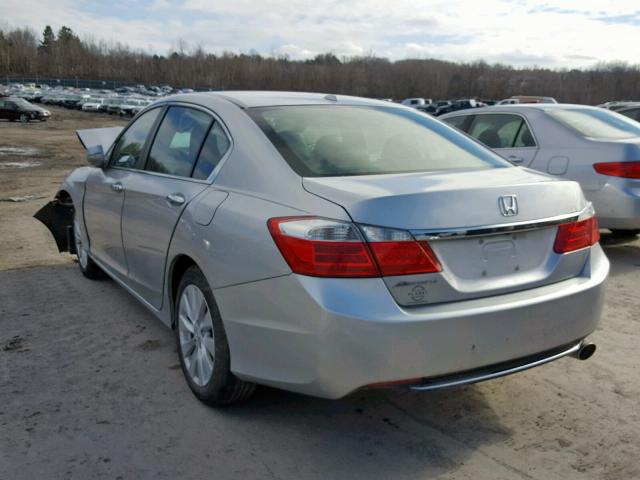 1HGCR2F81DA195359 - 2013 HONDA ACCORD EXL SILVER photo 3