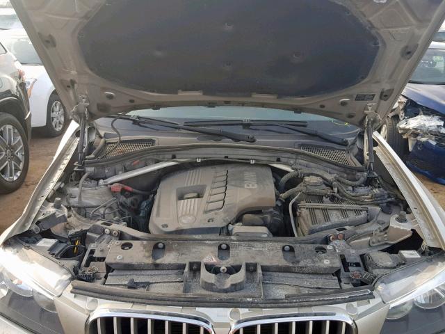 5UXWX5C5XCL722801 - 2012 BMW X3 XDRIVE2 GOLD photo 7