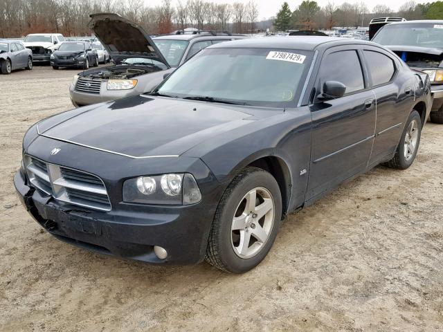 2B3CA3CV8AH277271 - 2010 DODGE CHARGER SX BLACK photo 2