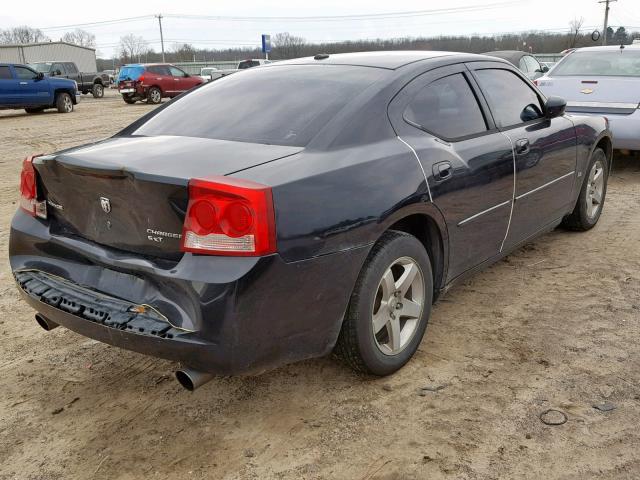 2B3CA3CV8AH277271 - 2010 DODGE CHARGER SX BLACK photo 4