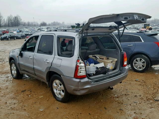 4F2CU08101KM01407 - 2001 MAZDA TRIBUTE LX SILVER photo 3