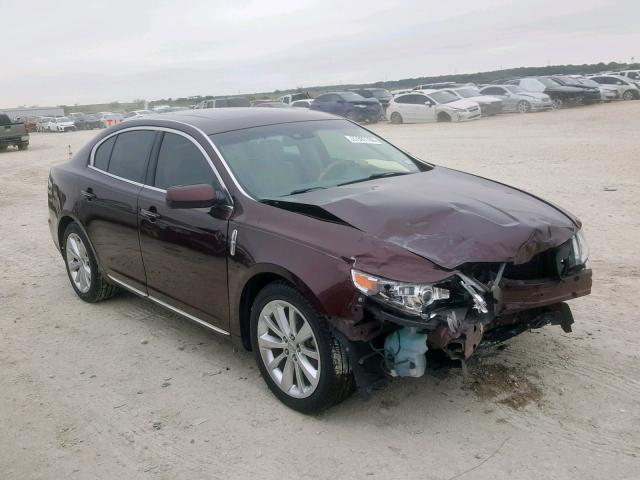 1LNHM93R79G606661 - 2009 LINCOLN MKS MAROON photo 1