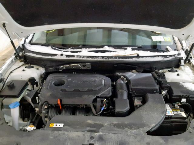 5NPE34AF9HH502026 - 2017 HYUNDAI SONATA SPO WHITE photo 7