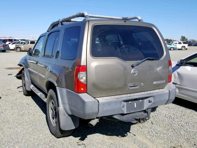 5N1ED28Y22C512534 - 2002 NISSAN XTERRA XE GOLD photo 3