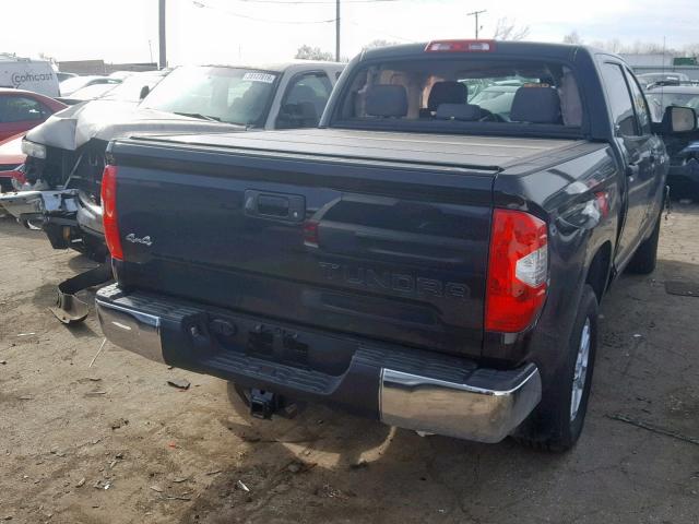 5TFDW5F16JX769009 - 2018 TOYOTA TUNDRA CRE BLACK photo 4