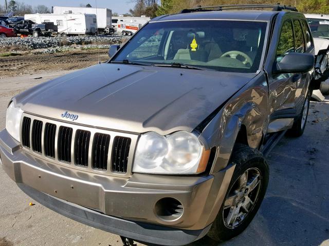 1J4GS48K56C309518 - 2006 JEEP GRAND CHER BROWN photo 2