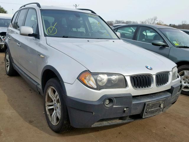 WBXPA93415WD19559 - 2005 BMW X3 3.0I SILVER photo 1