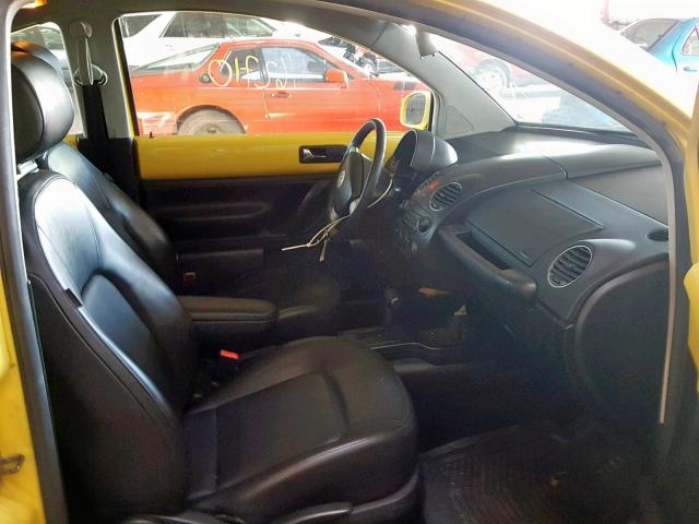 3VWPW31C18M523184 - 2008 VOLKSWAGEN NEW BEETLE Gelb Foto 5