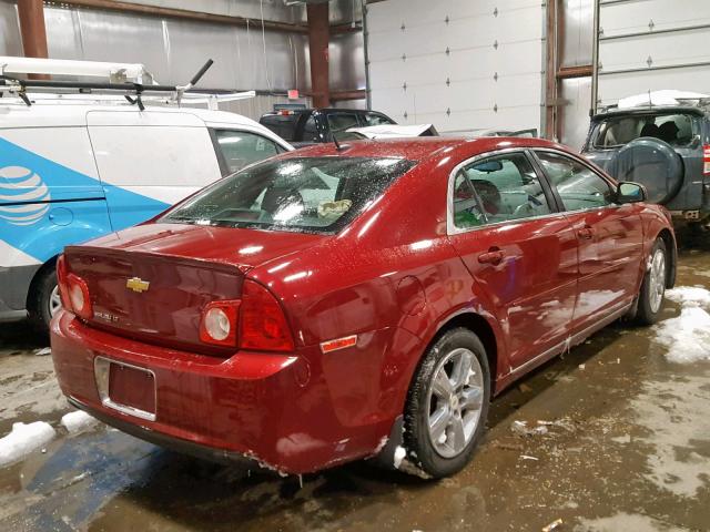 1G1ZC5E18BF236742 - 2011 CHEVROLET MALIBU 1LT 红色 照片 4