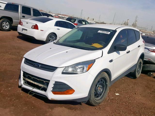 1FMCU0F76DUB70816 - 2013 FORD ESCAPE S WHITE photo 2