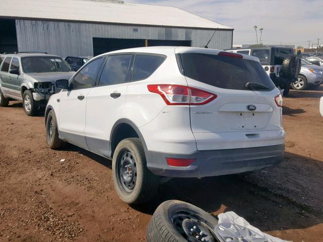 1FMCU0F76DUB70816 - 2013 FORD ESCAPE S WHITE photo 3