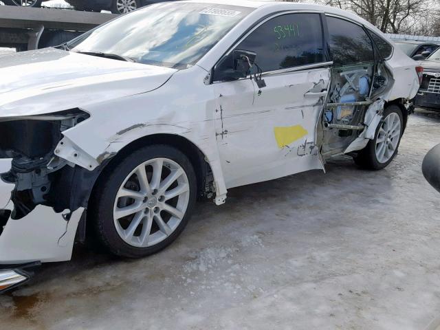 4T1BK1EB6FU171691 - 2015 TOYOTA AVALON XLE WHITE photo 9