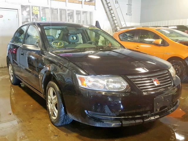 1G8AZ55F47Z158054 - 2007 SATURN ION LEVEL BLACK photo 1