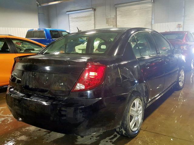 1G8AZ55F47Z158054 - 2007 SATURN ION LEVEL BLACK photo 4
