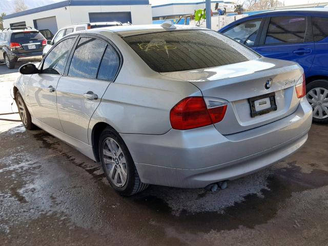 WBAVC53567FZ71395 - 2007 BMW 328 I SULE SILVER photo 3