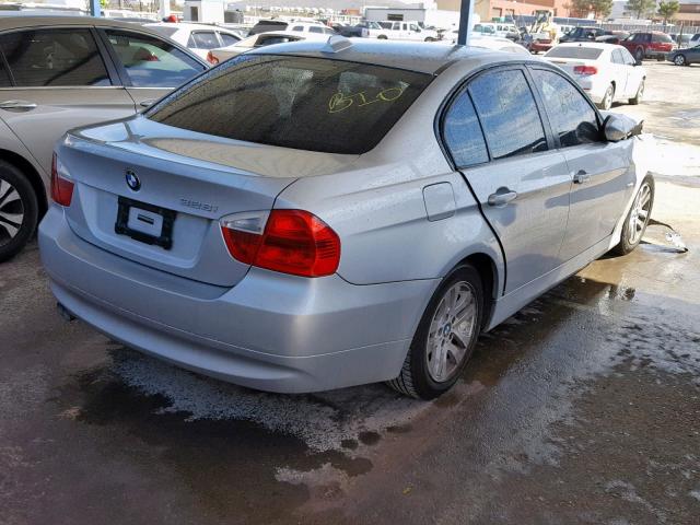 WBAVC53567FZ71395 - 2007 BMW 328 I SULE SILVER photo 4