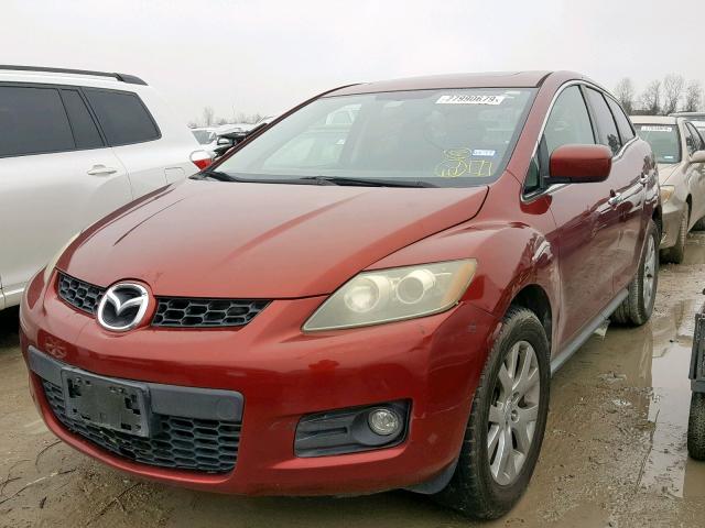 JM3ER293270138600 - 2007 MAZDA CX-7 RED photo 2