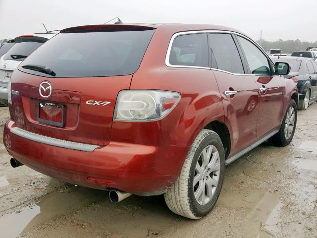 JM3ER293270138600 - 2007 MAZDA CX-7 RED photo 4