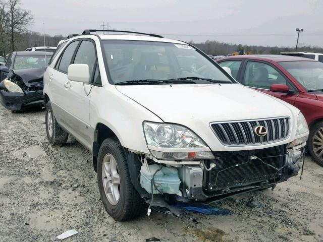 JTJGF10UX20149344 - 2002 LEXUS RX 300 WHITE photo 1