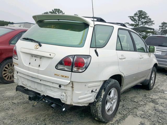 JTJGF10UX20149344 - 2002 LEXUS RX 300 WHITE photo 4