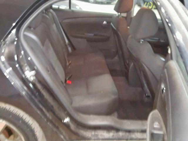 1G1ZC5E00CF249512 - 2012 CHEVROLET MALIBU 1LT შავი ფოტო 6