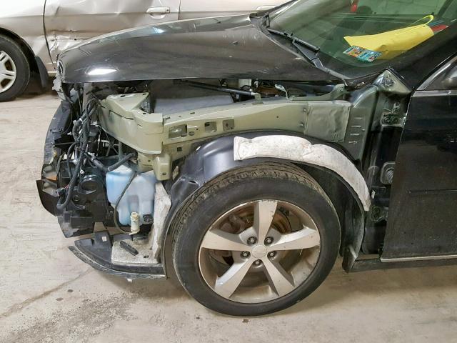 1G1ZC5E00CF249512 - 2012 CHEVROLET MALIBU 1LT შავი ფოტო 9