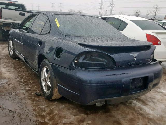 1G2WR52183F106169 - 2003 PONTIAC GRAND PRIX BLUE photo 3