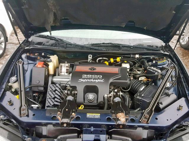 1G2WR52183F106169 - 2003 PONTIAC GRAND PRIX BLUE photo 7