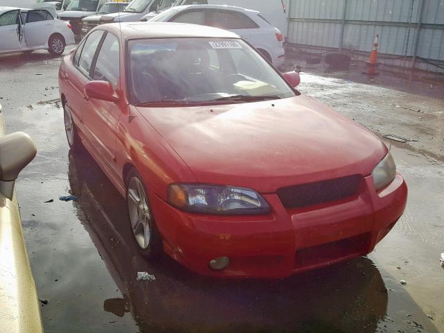 3N1AB51D33L727978 - 2003 NISSAN SENTRA SE- RED photo 1