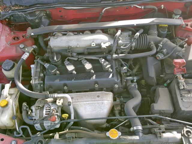 3N1AB51D33L727978 - 2003 NISSAN SENTRA SE- RED photo 7