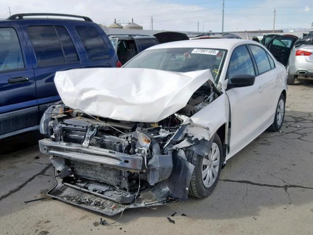 3VW2K7AJ7EM371144 - 2014 VOLKSWAGEN JETTA BASE 白色 照片 2