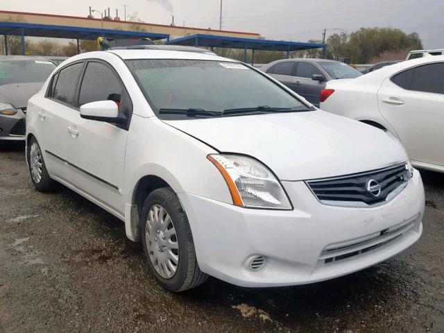 3N1AB6AP0CL650048 - 2012 NISSAN SENTRA 2.0 WHITE photo 1