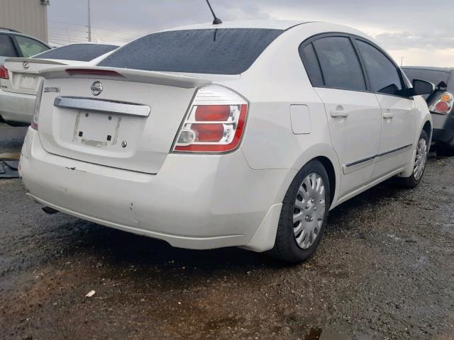 3N1AB6AP0CL650048 - 2012 NISSAN SENTRA 2.0 WHITE photo 4