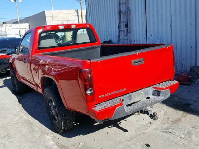 1GCDT149788135819 - 2008 CHEVROLET COLORADO RED photo 3