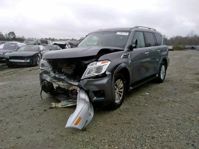 JN8AY2NC7H9504035 - 2017 NISSAN ARMADA SV GRAY photo 2