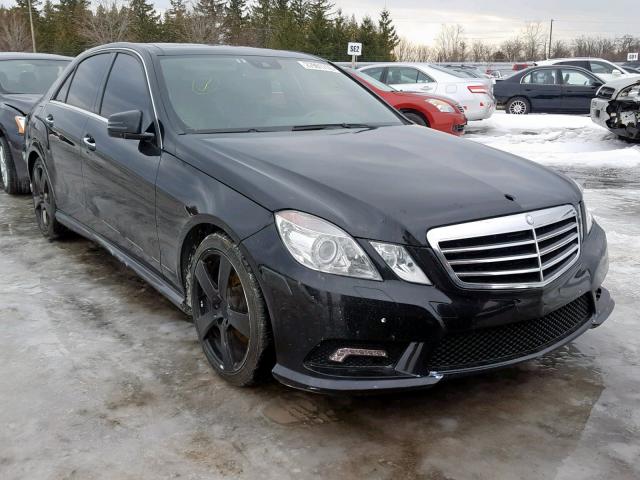 WDDHF2EB8BA426450 - 2011 MERCEDES-BENZ E 350 BLUE BLACK photo 1