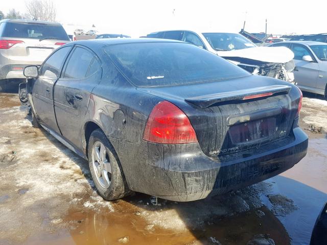 2G2WP552171182808 - 2007 PONTIAC GRAND PRIX BLACK photo 3