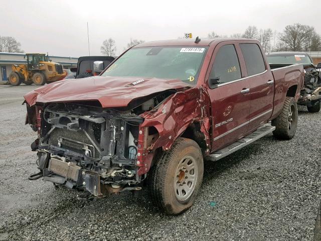 1GT120E83FF135105 - 2015 GMC SIERRA K25 BURGUNDY photo 2