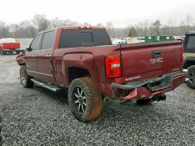 1GT120E83FF135105 - 2015 GMC SIERRA K25 BURGUNDY photo 3