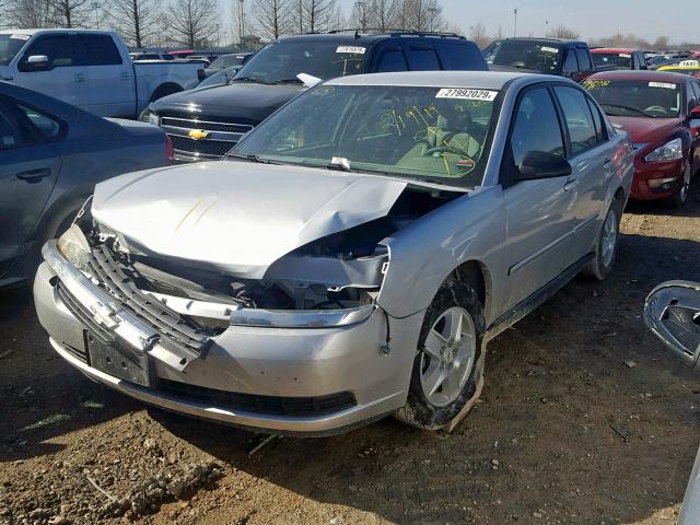 1G1ZT52855F261393 - 2005 CHEVROLET MALIBU LS SILVER photo 2