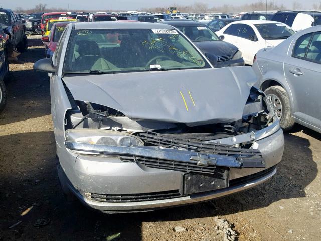 1G1ZT52855F261393 - 2005 CHEVROLET MALIBU LS SILVER photo 9