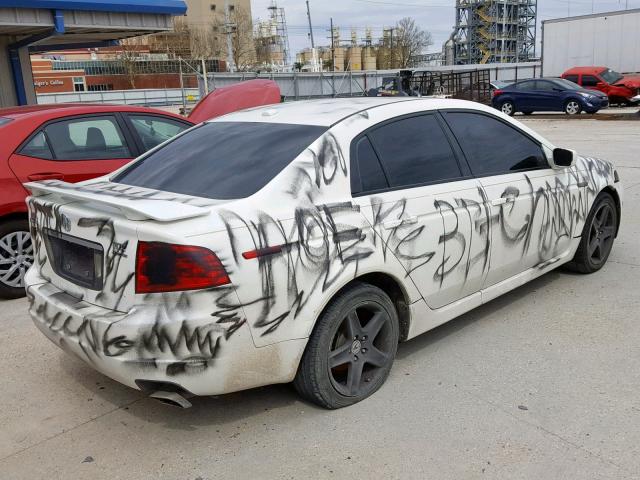 19UUA66256A076926 - 2006 ACURA 3.2TL WHITE photo 4