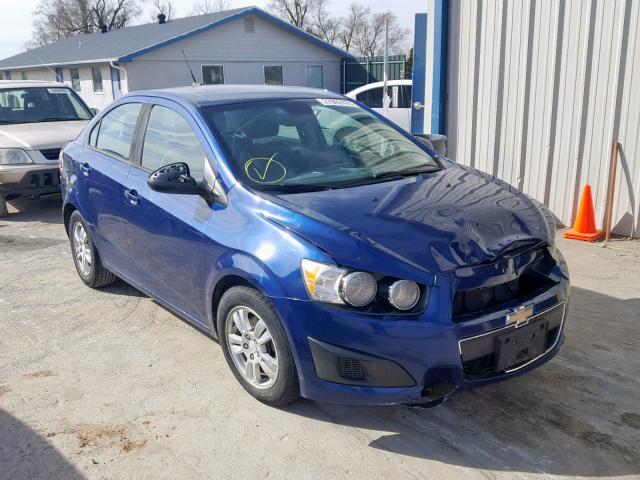 1G1JA5SH3C4220028 - 2012 CHEVROLET SONIC LS BLUE photo 1