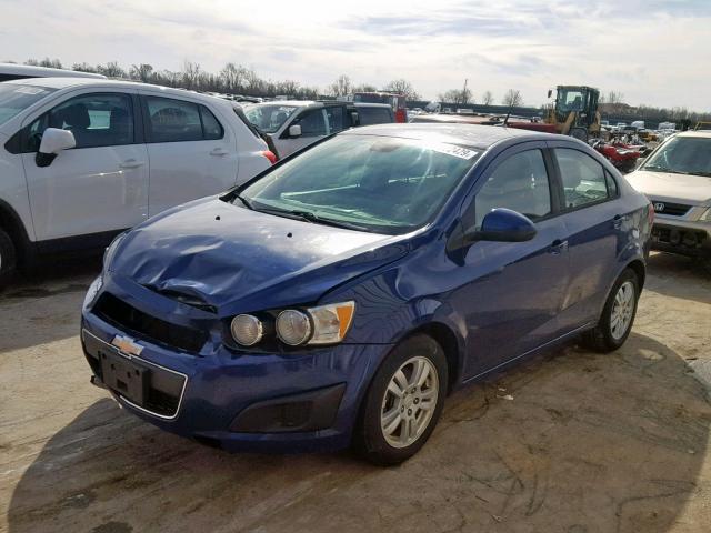 1G1JA5SH3C4220028 - 2012 CHEVROLET SONIC LS BLUE photo 2