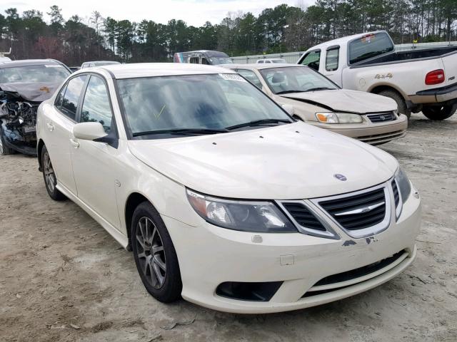 YS3FB49Y981010724 - 2008 SAAB 9-3 2.0T WHITE photo 1