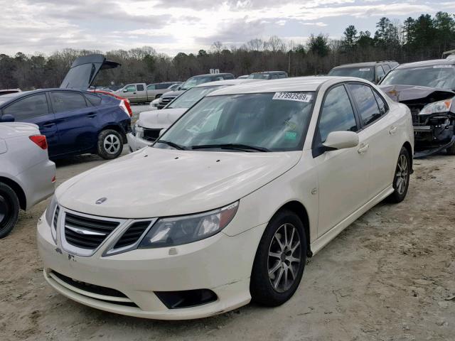 YS3FB49Y981010724 - 2008 SAAB 9-3 2.0T WHITE photo 2