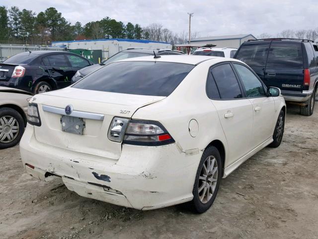 YS3FB49Y981010724 - 2008 SAAB 9-3 2.0T WHITE photo 4