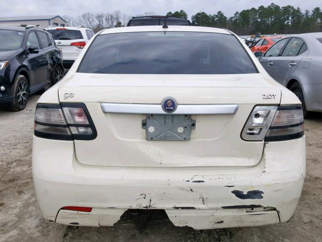 YS3FB49Y981010724 - 2008 SAAB 9-3 2.0T WHITE photo 9