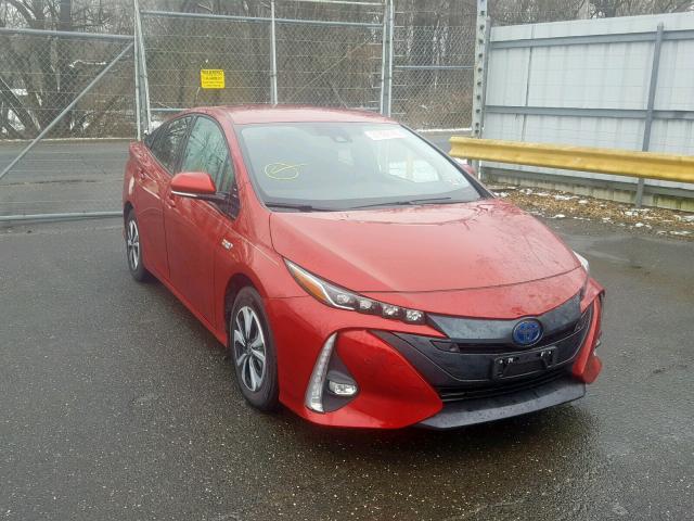 JTDKARFP5H3002755 - 2017 TOYOTA PRIUS PRIM RED photo 1