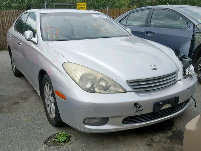 JTHBF30G330146286 - 2003 LEXUS ES 300 SILVER photo 1